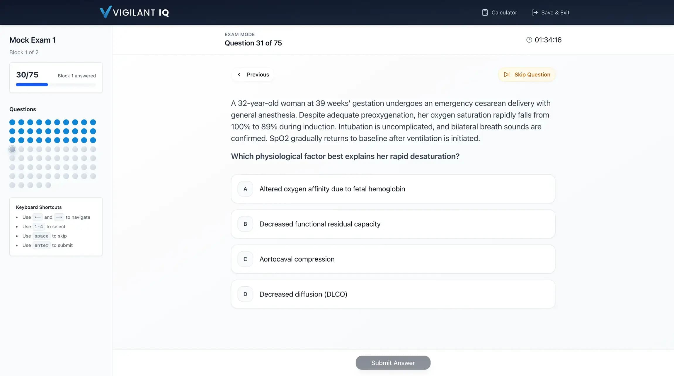 Vigilant IQ Platform Dashboard